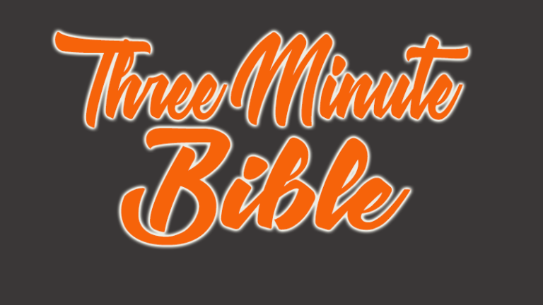 The Books of the Bible in Three Minutes